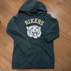 ユナイテッドアローズライカーズ トラプリント ダークグリーンパーカー