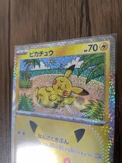 神位置 股間ホロ ポケモンカード 30周年 ピカチュウ