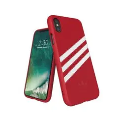 新品 アディダス iPhone XR レッド ホワイト ハード