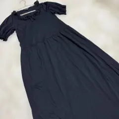 黒ワンピース ロングワンピース