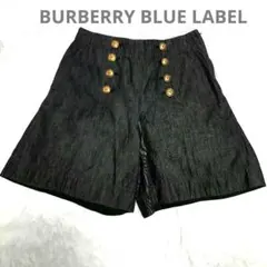 BURBERRY BLUE LABEL デニム ショートパンツ ロゴボタン M