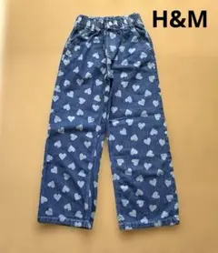 H&M ハート柄　デニム