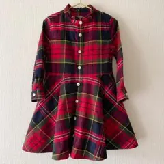 ラルフローレン チェックワンピース 18M 85㎝