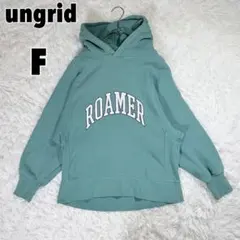 ♥Ungrid♥ カレッジロゴスウェットパーカー Fのサムネイル