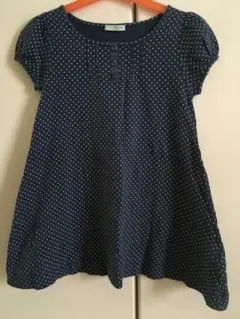 GU ドット柄ワンピース　110センチ