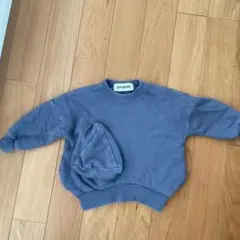 UNONINI ネイビートレーナー ◯△スウェット