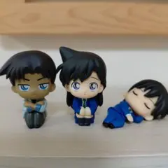 秋*田様 名探偵コナン フィギュア　ガチャ　まちぼうけ 　ねむらせ隊　セット