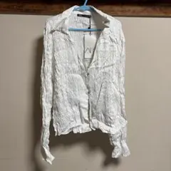 ZARA しわ加工シャツ 完売品
