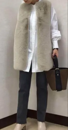 Gready Brilliant ギマＭＩＸ片畦ジレ グレディブリリアンGready Brilliant ギマMIX片畦ジレ