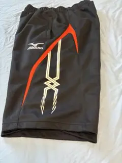 Mizuno ハーフパンツ 黒/オレンジ