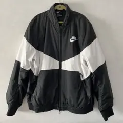Nike ナイロンジャケット XL ブラック/ホワイト
