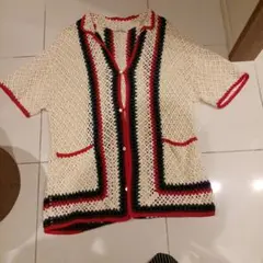 JOURNAL STANDARD クロシェ編み ニットカーディガンのサムネイル