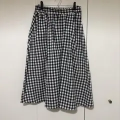 ギンガムチェック フレアスカートのサムネイル