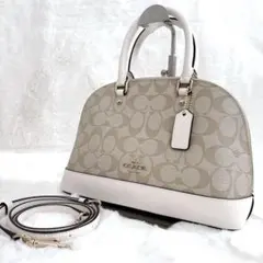 コーチ シエラ ショルダーバッグ 2way シグネクチャー F27583 新品 COACH（コーチ）2WAYラウンドショルダーバッグ F27583 IMAA8 通販