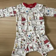 スヌーピー　ロンパース　60-70cm