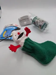 PUPPET SUNSUNすっぽりソックスマスコットノンノン&おまけコインケース