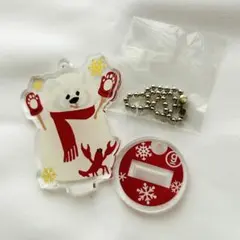 グラニフ graniph イカク クリスマスバージョンキーホルダー