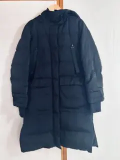 ザラウーマン ロングダウンジャケット L ブラック ベンチコートサイドジッパーM