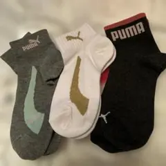 PUMA ショートソックス 3足セット