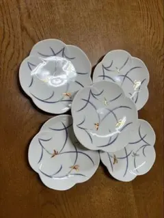 香蘭社　リンドフィールド柄　花型皿　直径約13cm　こうらんしゃ