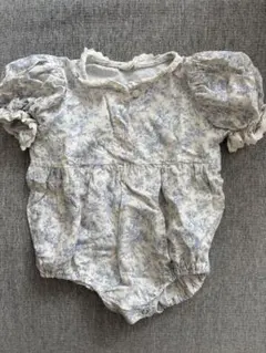 mkids 花柄ロンパース