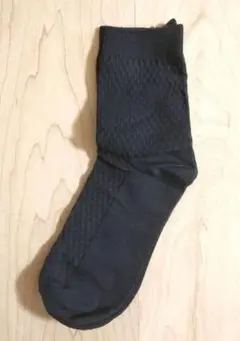 黒いゴルフソックス テクスチャー付き