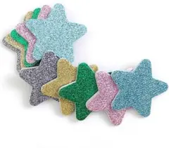 スター 爪やすり　両面エメリーボード　ネイルバッファ 10 個　ミニサイズ