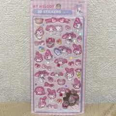 マイメロディ 3Dステッカー