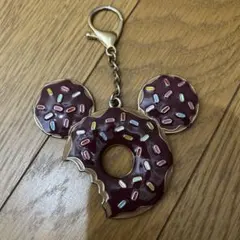 ミッキー型　ドーナツキーホルダー