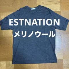 【極美品】The Column ウールショートスリーブ Tシャツ グレーL