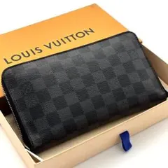 【最高級美品】ルイヴィトン ダミエグラフィット ジッピーオーガナイザー 長財布