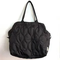 ROOTOTE キルティングトートバッグ ブラック ルートート マザーズバッグ