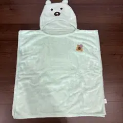 アニマルのフード付き湯上りタオル(横62/縦65)cm