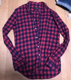 ザラ　チェックシャツ　モロッコ製