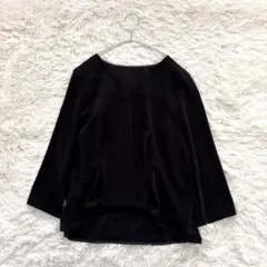 any FAM エニファム　サイズ3 九分袖　ブラウス　黒　ブラックのサムネイル