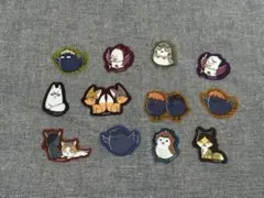 ハイキュー！！　フレークシール　クリアステッカーシール１２枚セット