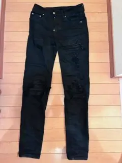 な*~様 AMIRI MX1 レザー ブラックデニム サイズ31 な*~様 AMIRI MX1 レザー ブラックデニム サイズ31 - メルカリ