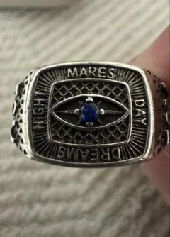 シルバー 目のデザイン メンズリング