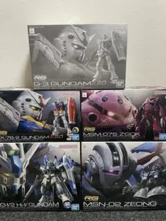 ガンプラRG 4点セット　RGジオング　RGアカツキガンダム　他2点　未組立品 ガンプラRG 4点セット RGジオング RGアカツキガンダム 他2点 未組立品