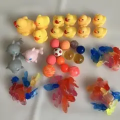 夏祭り　縁日　スーパーボール　金魚　すくい　アヒル イルカのサムネイル