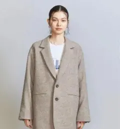 ビューティーアンドユース ヘリンボーンオーバージャケット ユナイテッドアローズ