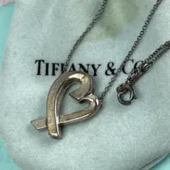 TIFFANY & Co. ラビング ハート ペンダントネックレス 실버