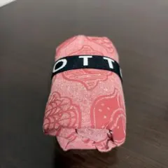 赤色模様入りエコバッグ