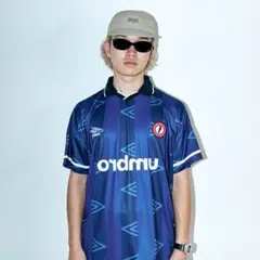 UMBRO 総柄プリント ゲームシャツ アンブロ ユニフォーム ブルー