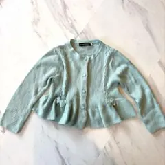 【BeBe】ボレロ風カーディガン