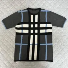 BURBERRY BLACK LABEL メガチェック柄　ニットセーターのサムネイル