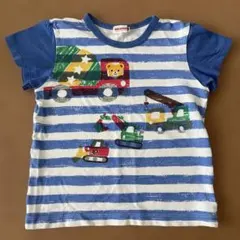 MIKI HOUSE はたらくくるま Tシャツ 120cmのサムネイル