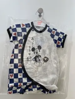 新生児ベビー服ミッキーマウス ロンパース 50-60cm タグ付き