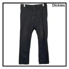 Dickies　ブラックデニムパンツ　ストレート　コットン　カジュアル　メンズのサムネイル