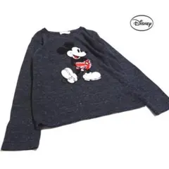 ■Disney/ディズニー■ キッズ130cm ボアミッキーの長袖Tシャツ